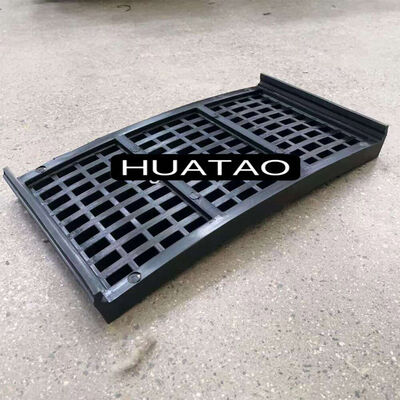 50*10mm Hoge Slijtvaste Rubberen Zeefplaat met Modulair Ontwerp en Verstelbare Gaten van 10-50mm voor Mineraalverwerking