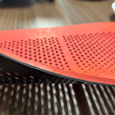 8mm dikte anti-verstoppings rubberen zeefmat met rechthoekige gaten voor droog en nat zeven