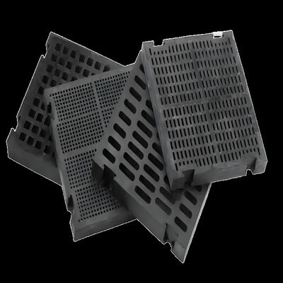 25mm dik rubberen zeefpaneel met 40 Shore A en 60 Shore A hardheid voor slijtvastheid