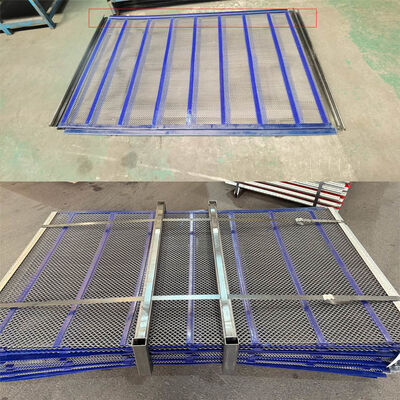 Zelfreinigende schermmaas met Wrap Edge Vibrating Screen Mesh in Quarrying and Aggregate Processing