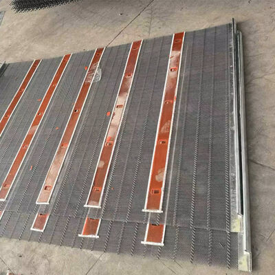 Krimpwoven Poly Ripple zelfreinigend scherm mesh voor zwarte mijnbouw zeven in vibratie scherm