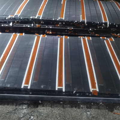 Roestvrijstalen zelfreinigend gaas met openingen van 1 mm tot 65 mm voor mijnbouwtoepassingen met hoge doorvoer