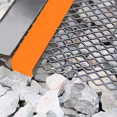 Roestvrijstalen zelfreinigende harpscherm met openingen van 4 mm-25 mm voor het zeven van droog zand en verstelbare maaswijdte