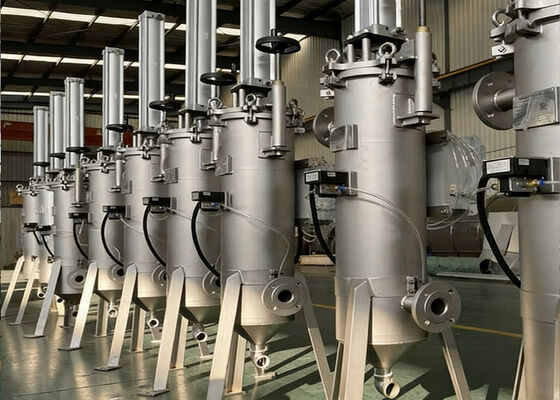 Pneumatisch schrapen Autoi Zelfreinigende filterbehuizing