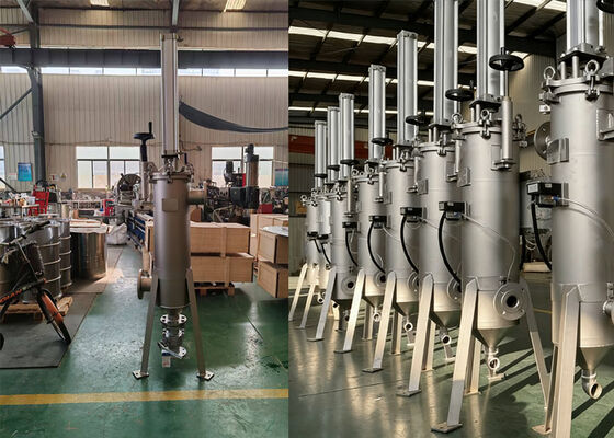 Pneumatisch automatisch zelfreinigend filter voor explosieveilige industriële toepassingen
