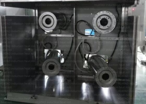 Lineaire snelheid Max. 5000 m Minmax 500 m/min. Inductieverwarmingsrol Godet Rollertemperatuur van 100 tot 280 Max. 420