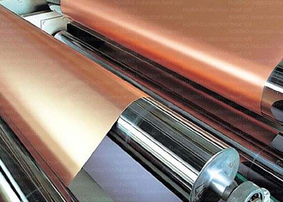 Hardverchroomde spiegelafwerking Ultra-precieze kalenderrol 0,003 tot 0,005 mm Lineaire snelheid Max. 50 mmin