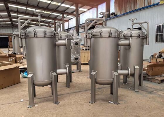 25 Micron Bag Filters 304/316L roestvrij staal Multi Bags Filter