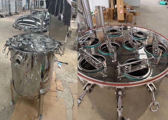 Multi Bag Filter Systeem 4 Zakken voor Drukinkt Industriële Coating