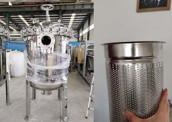 SS Filter Housing 5 Micron Multi Bag Filter voor het filteren van lak