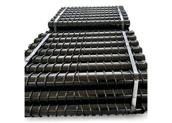 Deeltjes van zelfreinigende steenkooltransportmachines met een rubbercoating