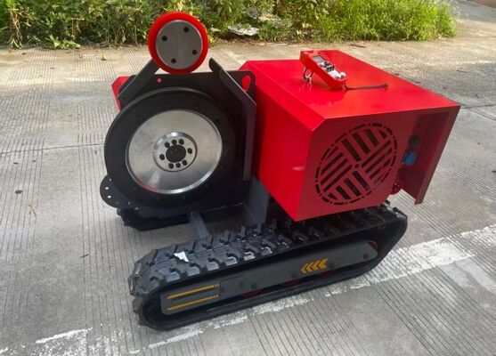 22 kW Dual Frequency Conversion Crawler Wire Saw voor het snijden van betonnen steen