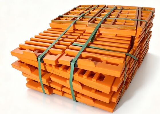 Versleten bestand polyurethaan modulair scherm 500x500 mm voor het afmeten van mijndektaken