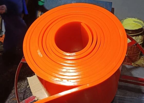 PU-transportbandplint 12 mm dikte Kolentransportsysteem met lange levensduur