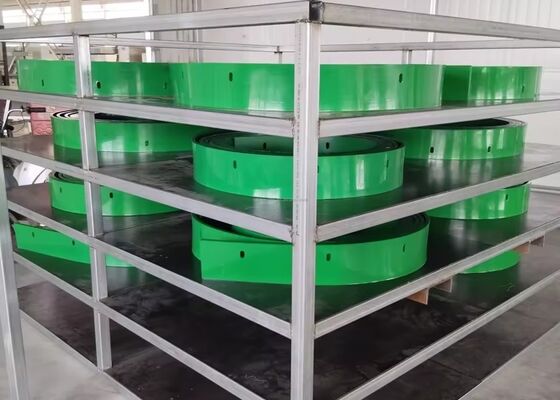 Urethaan Conveyor Belt Skirting Flexibel slijtagebestendige Steengroeve Materiaal hanteren Gebruik
