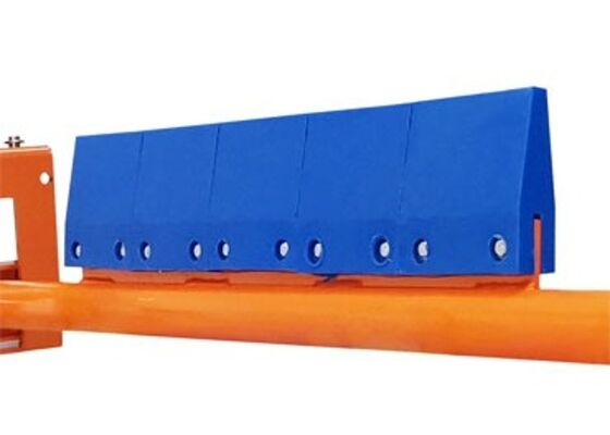 Industriële transportband schraper polyurethaan blad Efficiënt gebruik van carryback control