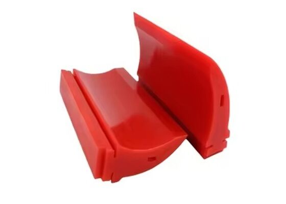 Vervoerband Polyurethane Scraper Blauwe lemmet Langdurig Mijnbouw Conveyor Cleaner
