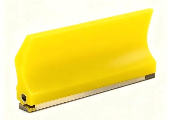 Transportbandreinigingsblad PU-materiaal Lage bandschade Steengroevetransportsysteem