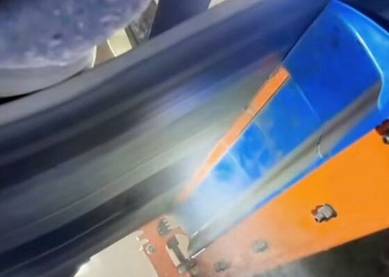 Polyurethaan bandreiniger Secundaire schraper Blauw PU-blad Transportband met hoge slijtvastheid