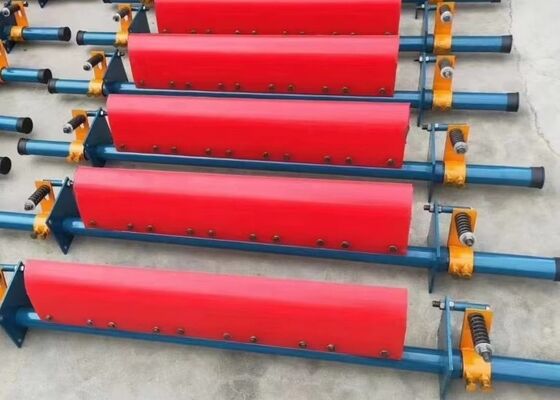 Conveyor belt reinigingssysteem PU schraper Corrosiebestendige industriële conveyor reiniger