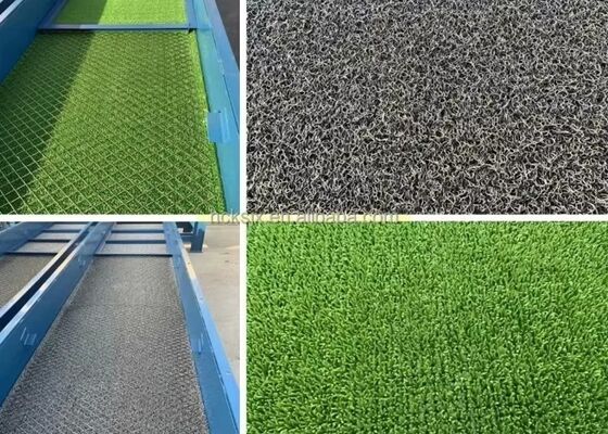 Goudmijnbouw Terugwinning tapijt Groen PVC fijngoud Trapping Sluice Box Mat voor River Mining