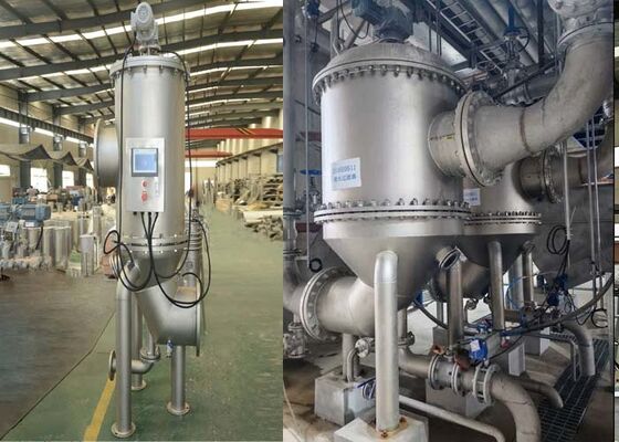 SS304/316 Automatische buisvormige terugspoelreinigingsfilter rioolwaterzuiveringsmachine