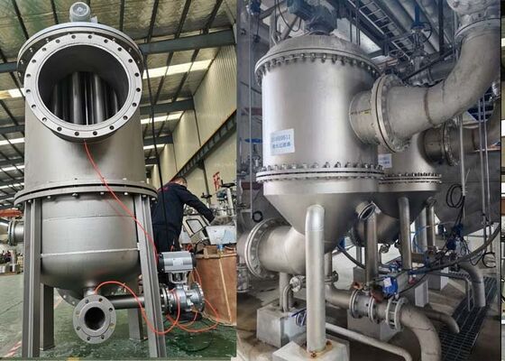 Automatisch zelfreinigend filter voor siroop- en vloeistoffiltratie
