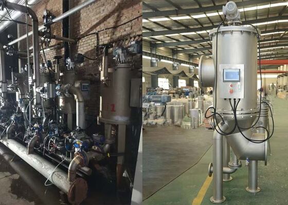 Zelfreinigende terugspoelfilters voor waterbehandeling