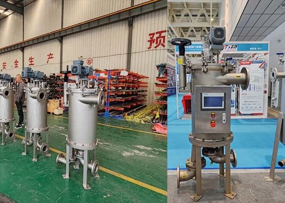 Industriële verfinkt Automatische zelfreinigende schraper Filter behuizing