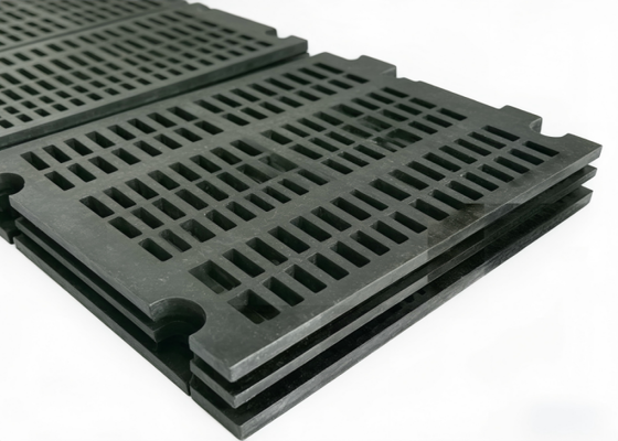 Industriële rubberen schermplaten voor scheidingstoestellen voor de mijnbouw