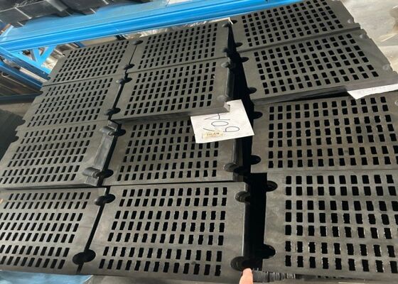 Mijnbouwapparatuur Rubberen schermdek met verlengde slijtage