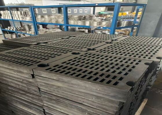 Modulair rubberzeefsysteem voor trilzeefmachines
