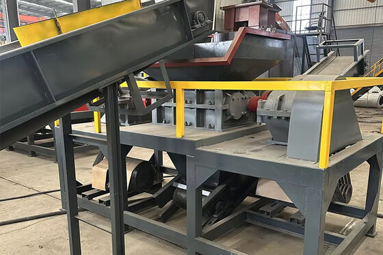 800-1500 kg/h dubbele schacht versnipper voor harde kunststofblokken