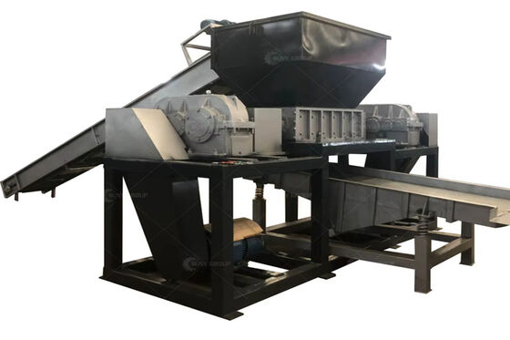 30kW × 2 Dual Motor Shredder Machine voor het verwerken van MSW