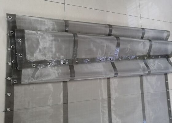 HUATAO 316L roestvrij staal grommet scherm gevouwen rand > 80°C hoogtemperatuur bestand