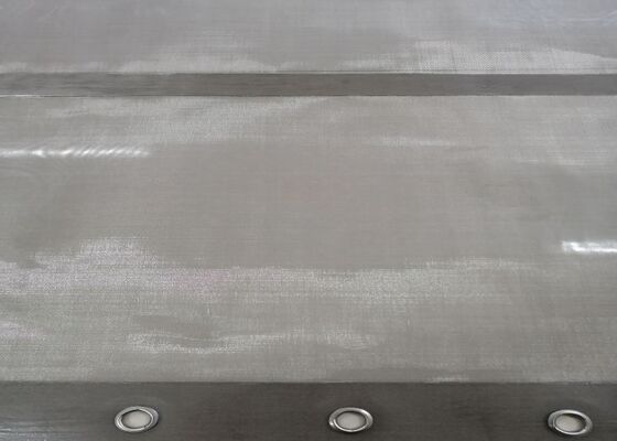 Voedingswaaier-grommet-scherm Transparent PU FDA-conform 46%-76,4% Open gebied