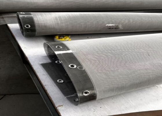 Rotex vervangend scherm 304 roestvrij staal zwart PU-strook geschikt voor voedsel