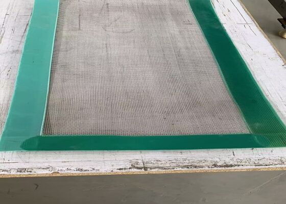 HUATAO FDA doorvoertule scherm 316L roestvrij staal transparant PU rand voedselindustrie