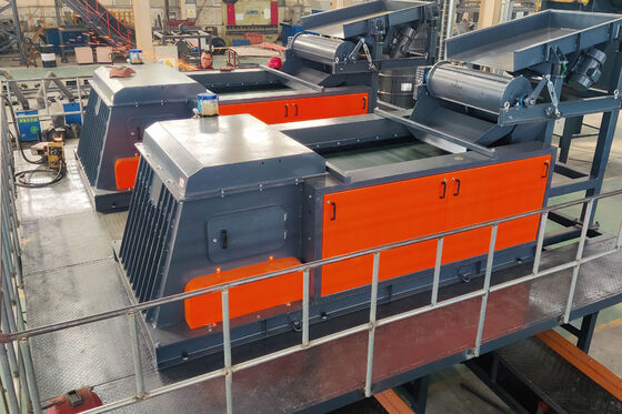 Eddy-stroomseparator   High-Efficiency Non-Ferrous Metal Recovery voor MSW & Recycling Plants