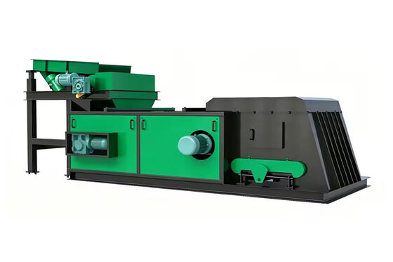 Apparatuur voor het sorteren van WEEE Eddy-stroomseparator voor residuen van kleine apparaten