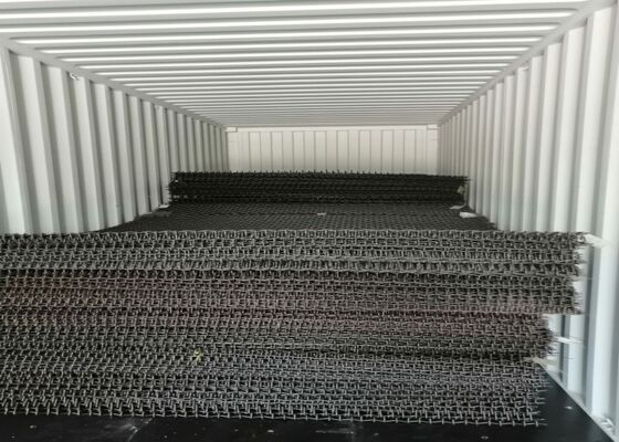 Slijtvast mangaanstaaldraadgaas met hoge treksterkte voor minerale screeningtoepassingen