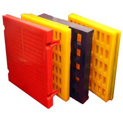 Het ontwateren van het Modulaire Pu paneel van de het schermmat Pu voor zand het ontwateren