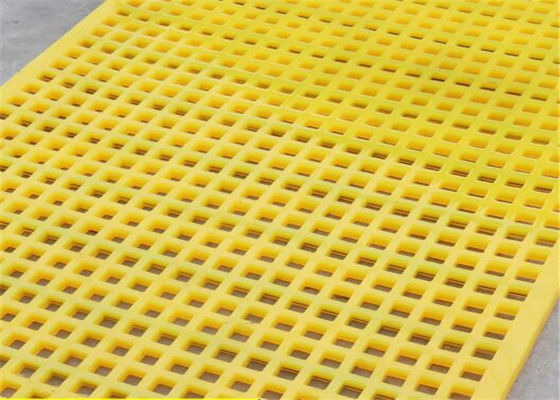 Verscheidene paneldimenities Modulair polyurethaan scherm mesh met ingebouwde stalen frame voor steenkool wassen