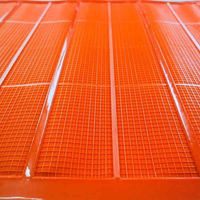 Hoge Frequentie Polyurethaan Fijn Zeefdoek met 75 micron Opening voor Slijtvastheid en Anti-Verstopping