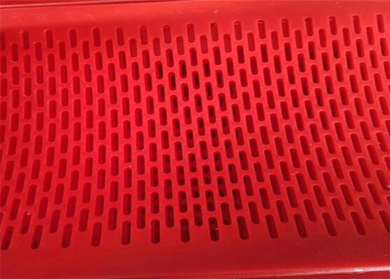 Flip-flop-scherm voor de mijnbouwindustrie met zeer veerkrachtige polyurethaan-elastomeer voor mijntoepassingen