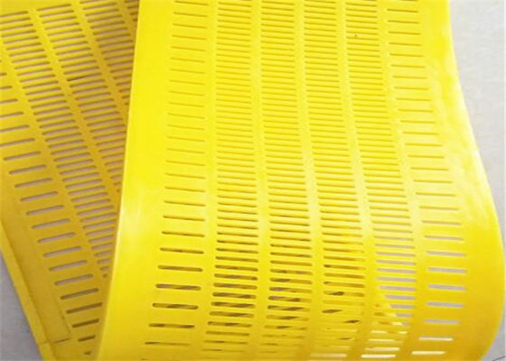 Hoog elastisch polyurethaan flip-flop-scherm voor mineraalwinning met bouten- en klemsystemen