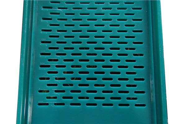 Mijnbouw trilzeefgaas PU flip flop zeef voor kolenwassen gemaakt van zeer veerkrachtig polyurethaan-elastomeer met bout- en klemsystemen in aanpasbare kleuren