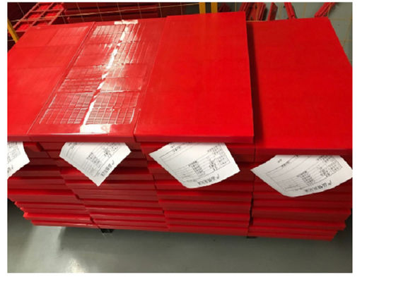 305x305mm het Polyurethaanscherm Mesh For Dewatering